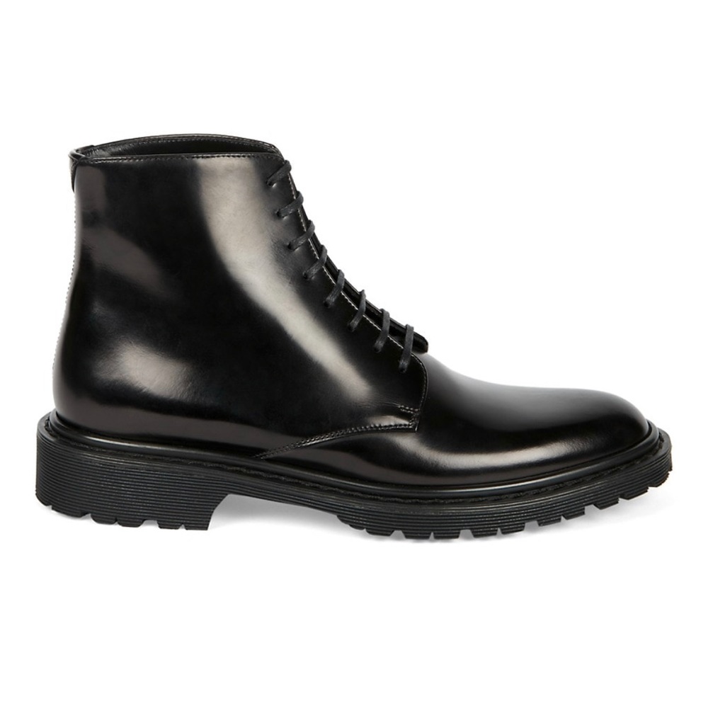 Saint Laurent
Cesna Leather Combat Boots